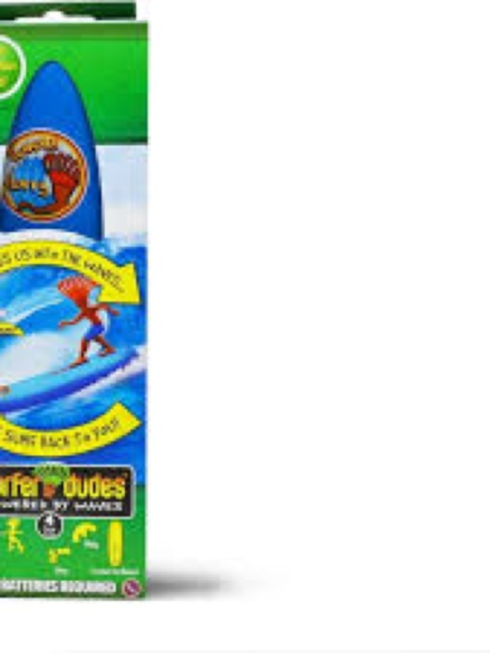 GREEN Surfer Dudes Classic Surf Boomerang Toy